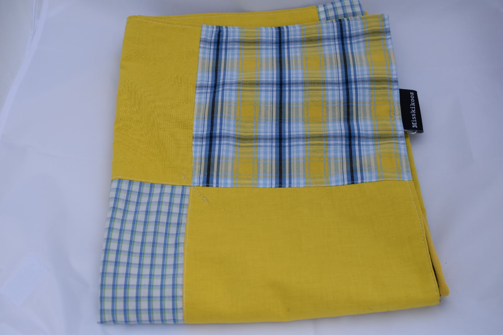 Courtepointe Jaune et Bleue